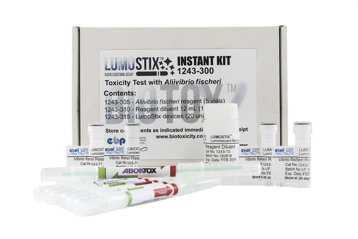 lumoStix Virbio Fischeri Contact Toxicity Test kit